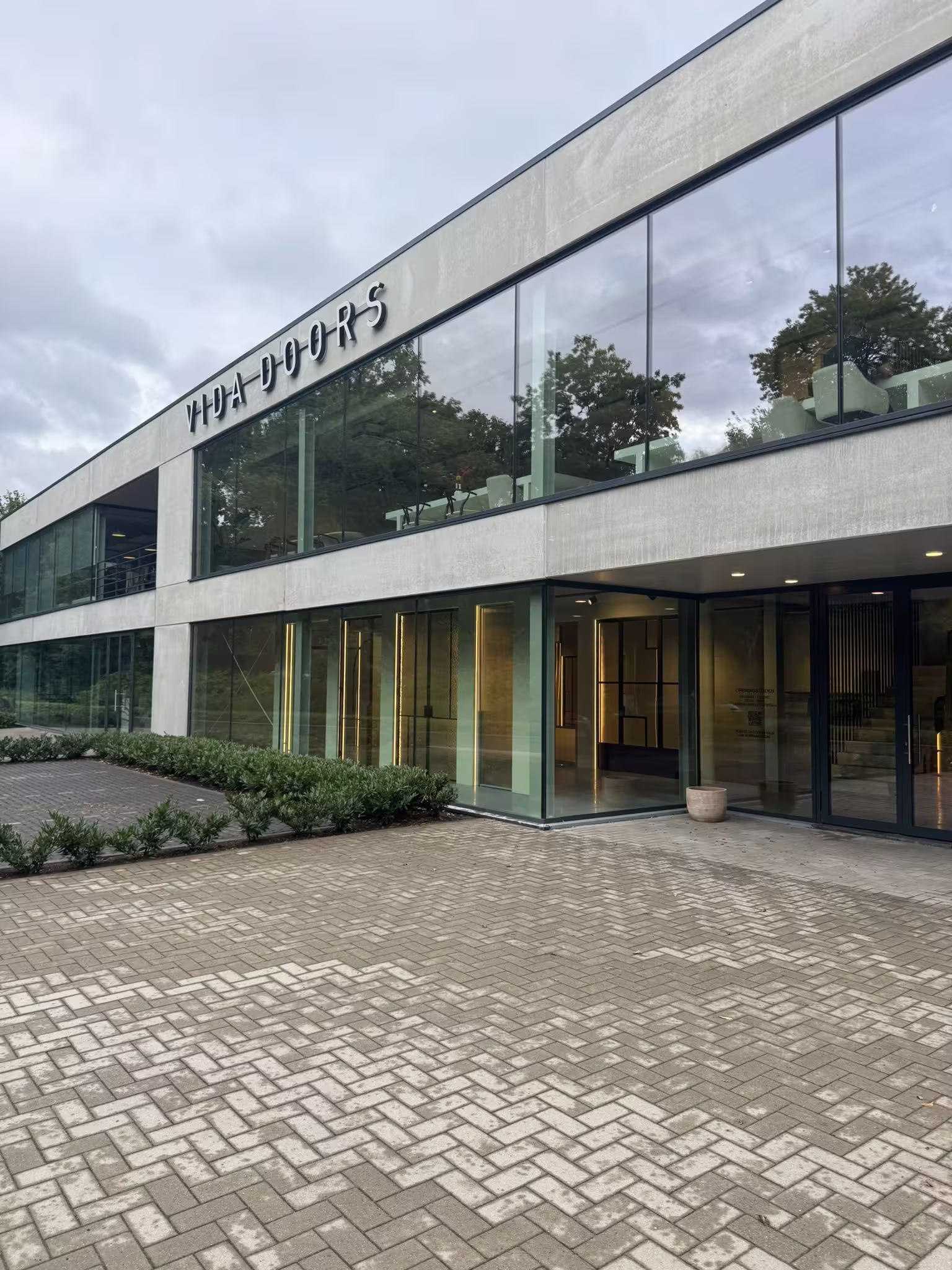 Showroom van vida doors in Antwerpen